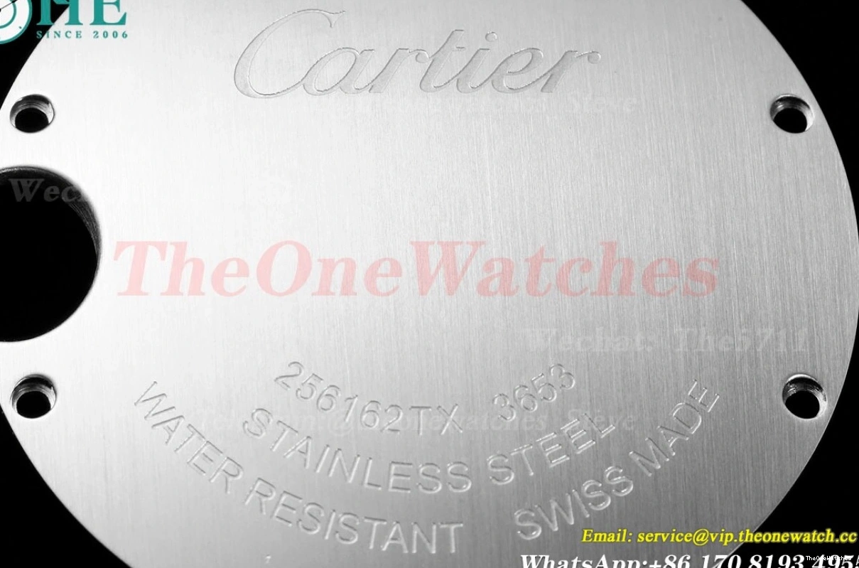 White Dial AF SS Bleu SS Cartier Ballon De Quartz 33mm 0327